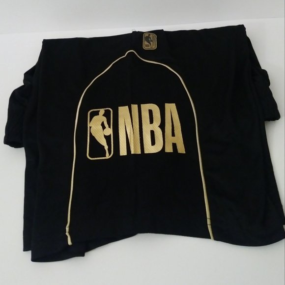 SOLD SOLD SOLD SOLD NBA Black w/Gold Logo Medium Short with 2 pockets - Picture 12 of 16